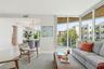 Living Room with built-in shelving
