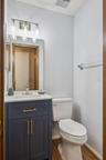 Half a Bath with access to the Covered Lanai and Pool