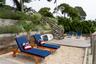 Lounge area overlooking the bay
