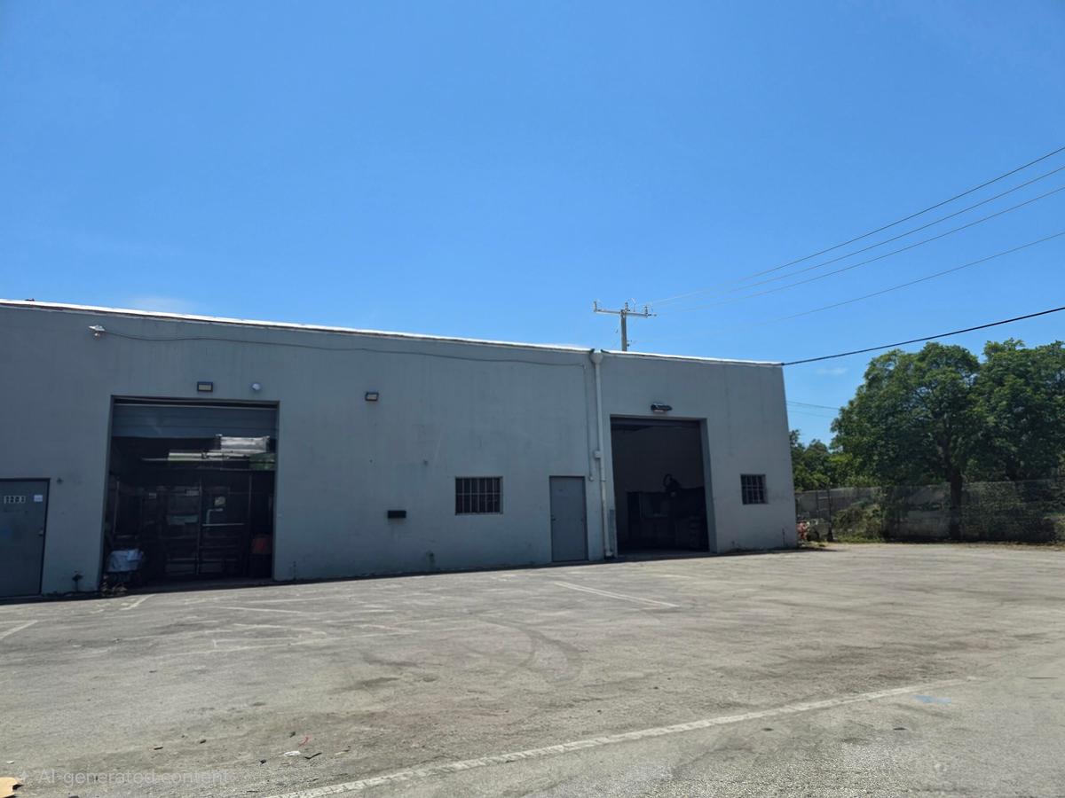 This photo was edited to remove current tenant signage from the building.