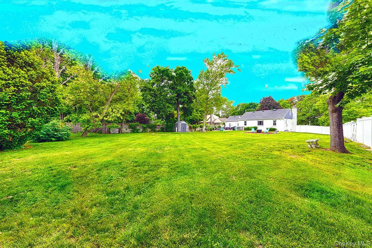 Back of house and garden view