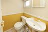 First floor half bath