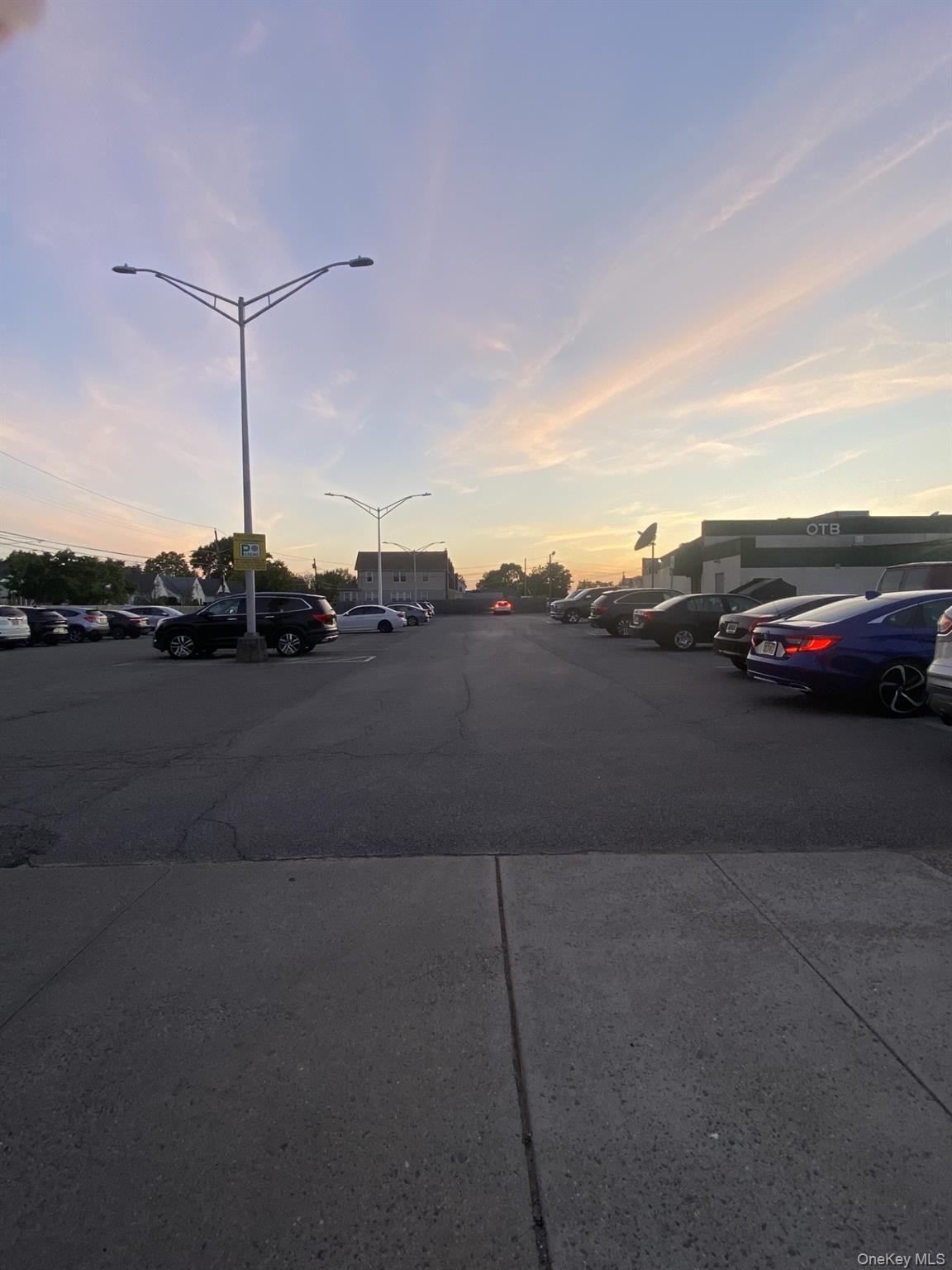 View of road with street lights