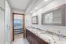 .. Master Bathroom Looking Out. Completely Remodeled..