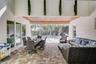 Covered pool area