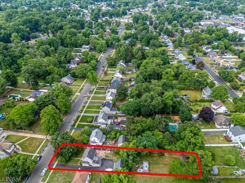 Aerial View Property Marked `