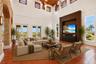 virtually staged family room