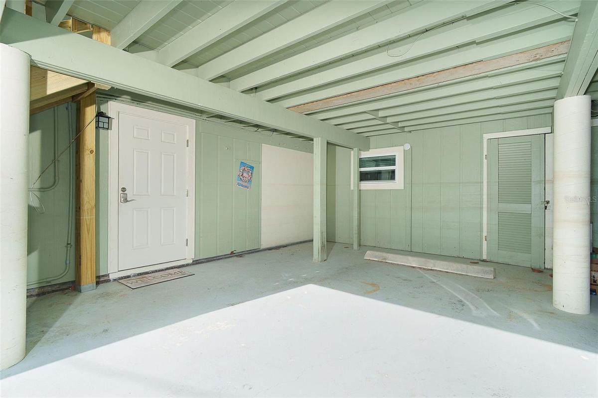 Parking and storage room