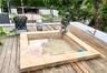 Master bedroom’s deck with jacuzzi/spa