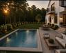 Backyard w/ Pool Rendering