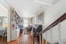 Upstairs hall with window seat