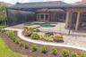 Clear view bronze cage screen 65 feet expanse
