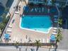 Aerial view of the pool