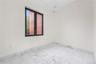 Unfurnished room featuring a paneled ceiling, baseboards, and marble finish floors