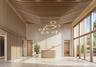 Building lobby with a high ceiling
