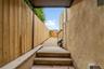 Lower level private backyard