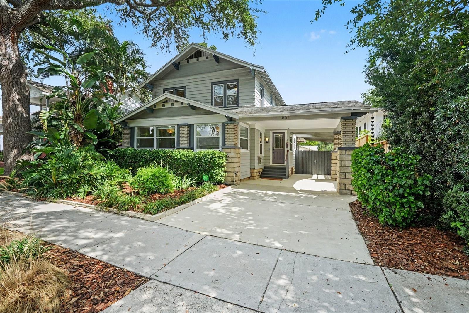 Welcome home to a charming 1936 Craftsman, tucked along a picturesque brick street just blocks from Crescent Lake Park.