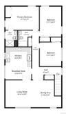 Floor plans for both first and second floor. Mostly identical.