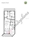 Floor Plan. 1530sf PLUS additional private balcony space. Please verify individual room measurements.