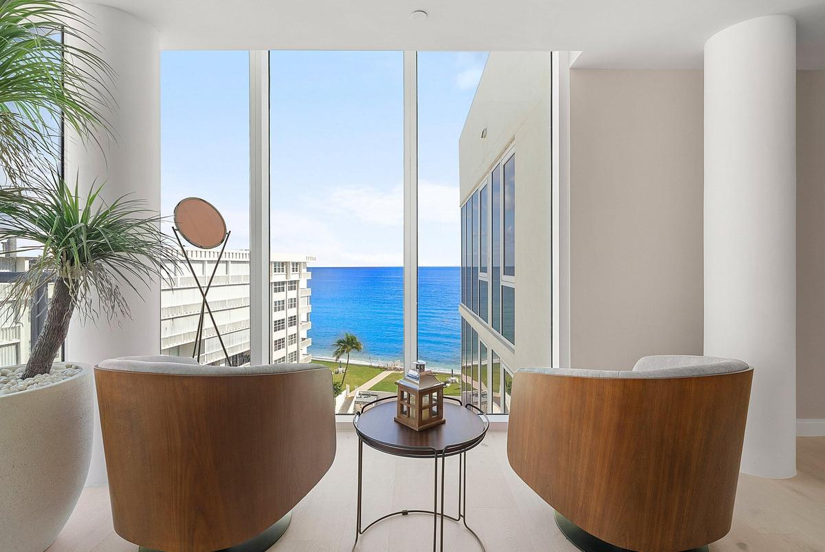 Living Room with Ocean Views