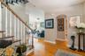 Entry foyer with partial view of living room