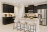 Virtually staged kitchen
