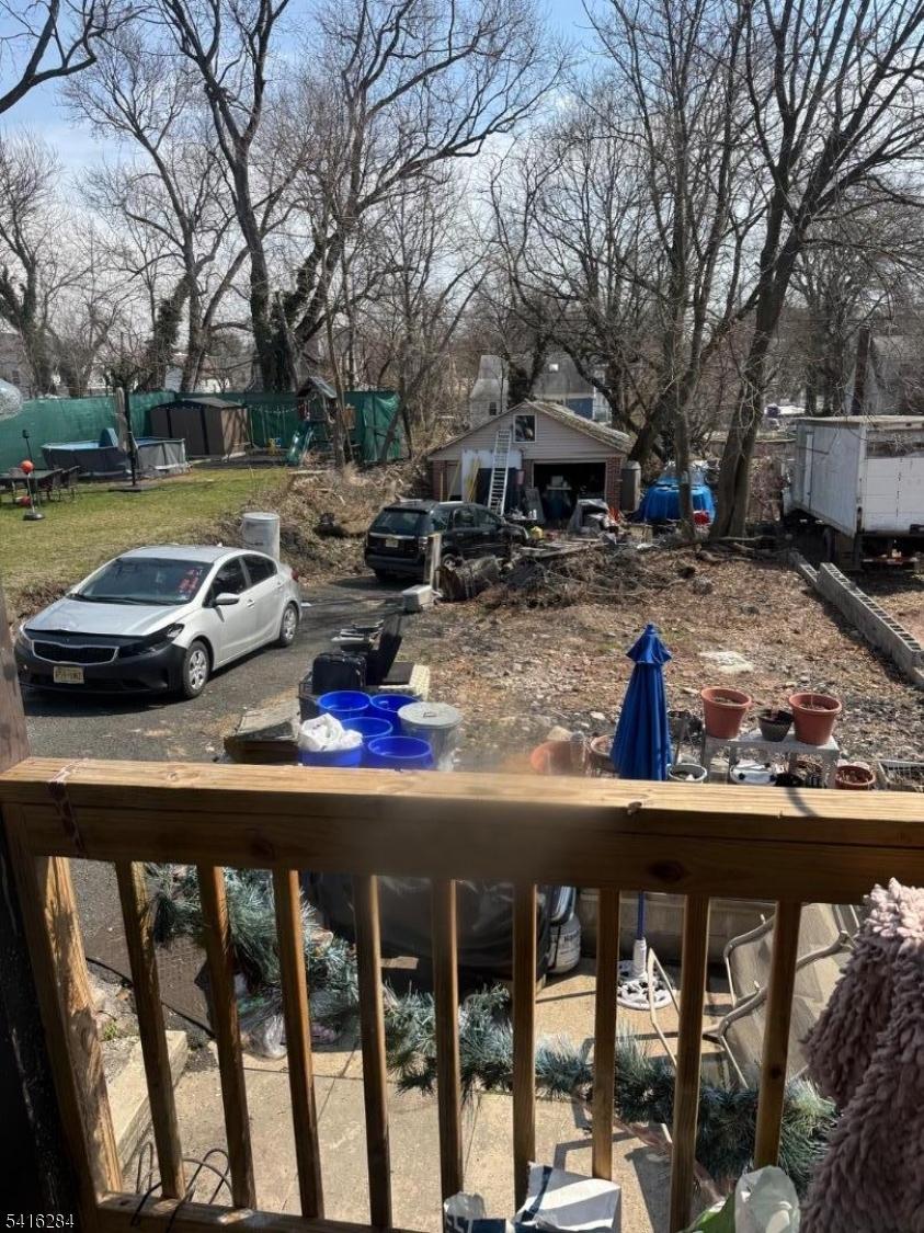 Large backyard