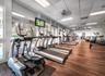 Fitness center located in clubhouse
