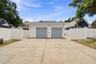 Rear driveway