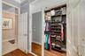 One of two walk-in closets