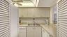 Double door entry to kitchen