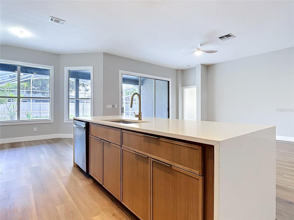 new cabinetry, and stainless steel appliances