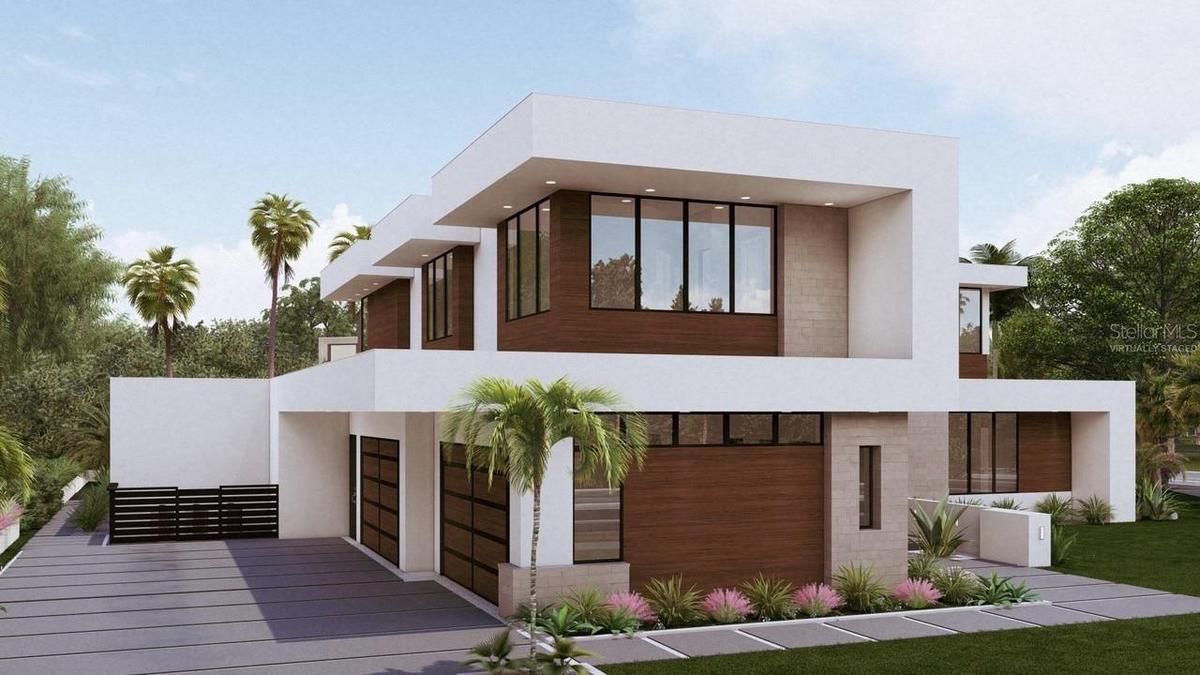 Side Exterior Rendering - Virtually Staged