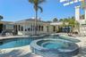 Heated Spa and Pool perfectly centered for access from every vantage point