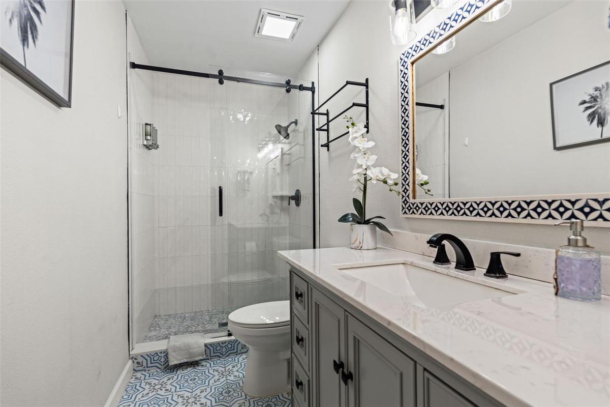 Manatee/"B" Primary Bathroom - Both units are updated