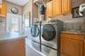 Laundry Room with Folding Table and Central Vaccum