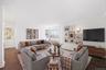 Virtually staged livingroom