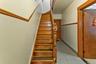 Staircase with baseboards