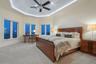 Evening Photo of Upstairs 2nd Primary Bedroom