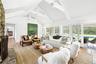 Living Room with french doors