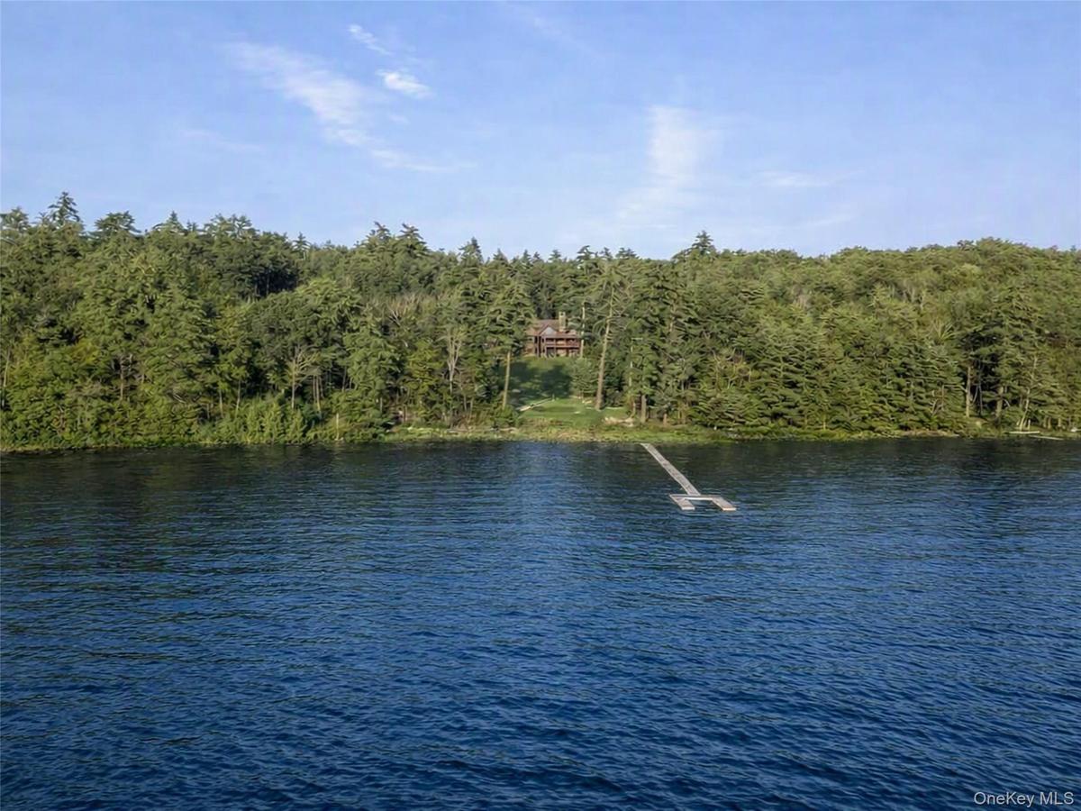 View of home from Toronto (Water is AI generated to show full level)