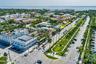 Aerial view of Royal Poinciana Way