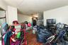 Living area with wood finished floors