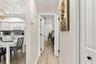 "A" hallway between bedrooms looking toward Primary BR