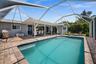 Pool surrounded by pavers