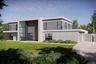 Sharp Stucco siding with custom louvers