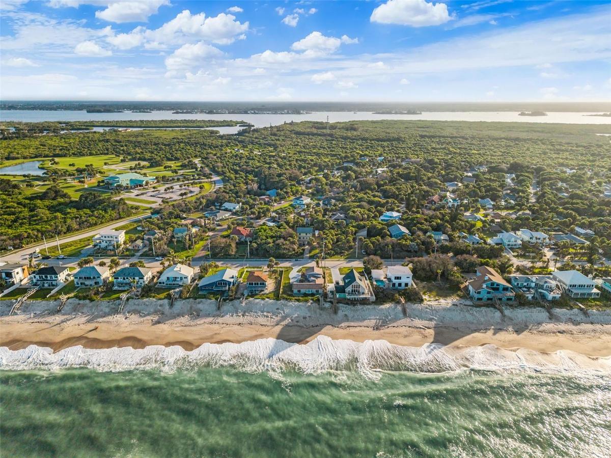 Just over 400ft from the Atlantic Ocean