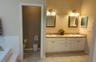Dual vanity in master ensuite bathroom