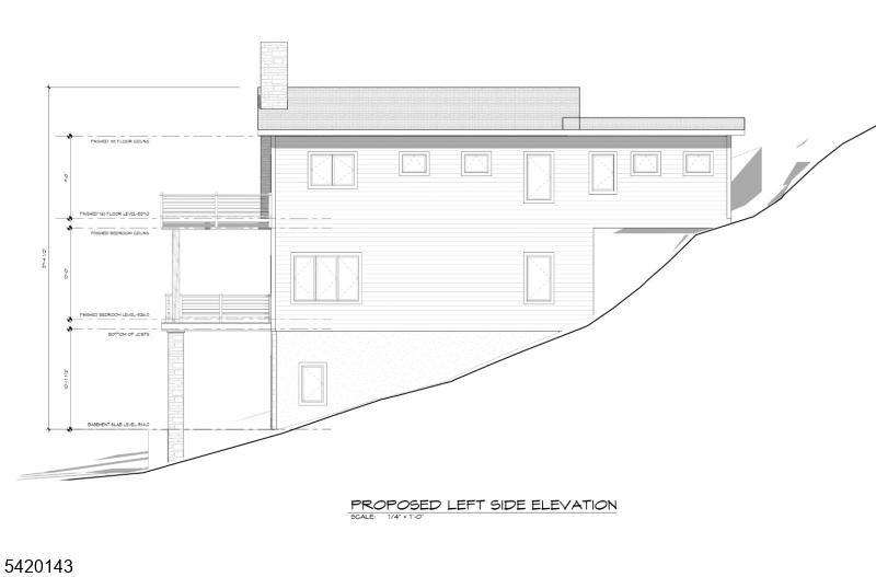 Proposed Left Side Elevation