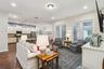 Living Room with Double French Doors to Lanai
